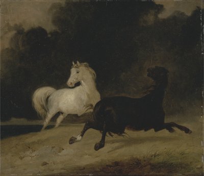 Horses in a Thunderstorm by Thomas Woodward